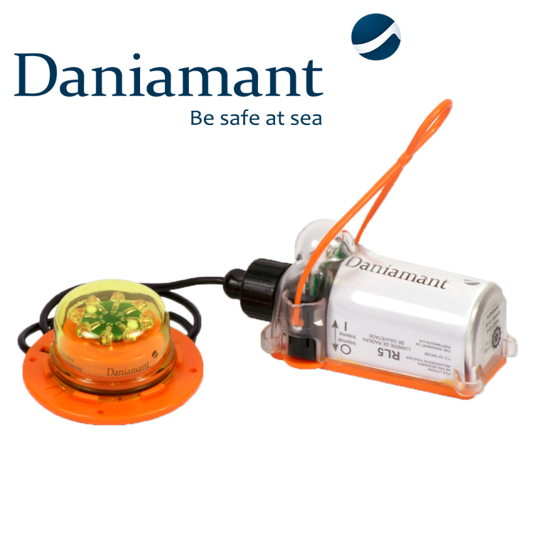 Daniament safety light equiped by Saft battery